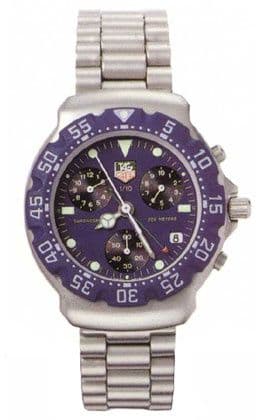 Formula 1 Chronograph Quartz Stainless Steel / Blue / Bracelet — photo from WatchBase · Photo: WatchBase · © WatchBase, used with permission · Source: https://watchbase.com/tag-heuer/formula-1/ca1210-ba0493