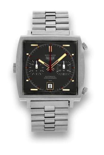 Monaco Calibre 12 Grey — photo from WatchBase · Photo: WatchBase · © WatchBase, used with permission · Source: https://watchbase.com/tag-heuer/monaco/1133g
