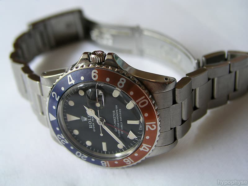 Rolex 1675. · Photo: hypo.physe (Flickr) · CC BY-SA 2.0 · Source: https://www.flickr.com/photos/hypophyse/4280464162/